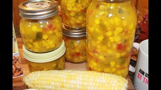 CORN RELISH  Pickling Recipe  Bonitas Kitchen [upl. by Novaat]