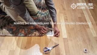 How to Install an Area Rug Pad [upl. by Knuth]