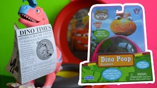 Dinosaur Train toys DINO POOP episode funny fossils Play Doh surprise egg dinotren for children [upl. by Hanauq212]