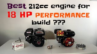 Tillotson 212 versus Predator  Best 212 cc engine for performance mods [upl. by Anaid]