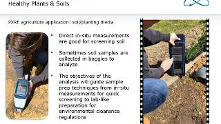 Portable XRF for Monitoring Plants and Soils [upl. by Solokin796]