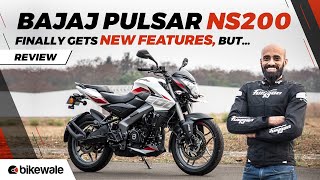 2023 Bajaj Pulsar NS200 Review  What’s New  BikeWale [upl. by Irvine292]