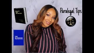 PARALEGAL  STUDENT TIPS amp ADVICE [upl. by Aniaj812]