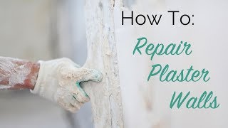 How To Repair Plaster Walls [upl. by Dolley]