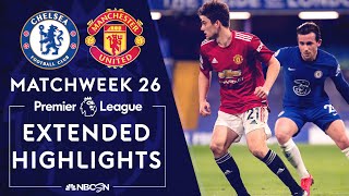 Chelsea v Manchester United  PREMIER LEAGUE HIGHLIGHTS  2282021  NBC Sports [upl. by Yellhsa621]