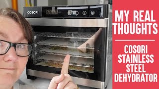 COSORI PREMIUM STAINLESS STEEL DEHYDRATOR REVIEW Unboxing and Honest Review of the Cosori CP267FD [upl. by Enyawed961]