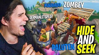 Hide and Seek in FORTNITE mit GermanLetsPlay Zombey amp Maudado [upl. by Portwine677]