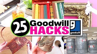 25 BEST Goodwill THRIFT FLIPS Pro tips second hand finds  DIYs [upl. by Elamef]