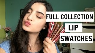 ALL 16 Rimmel Exaggerate Lipliners  Review  Lipswatches [upl. by Sage860]