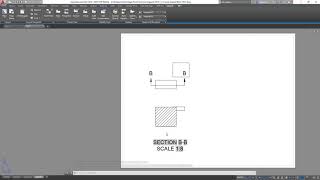 Section Views in AutoCAD [upl. by Zetnom]