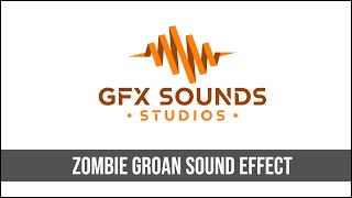 Zombie Groan Sound Effect [upl. by Mou]