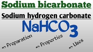 Sodium bicarbonate preparation properties uses  tamil [upl. by Mcdermott]