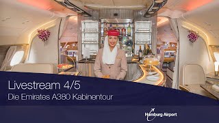 Die Emirates A380 Kabinentour  Livestream 45 [upl. by Aneelahs]