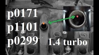 PCV issues p0299 p0171 p1101 14 turbo Astra Zafira  a14net a14nel b14net [upl. by Atiuqrahc83]