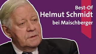 Best of quotHelmut Schmidt bei Sandra Maischbergerquot [upl. by Ainocal]