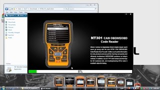 Foxwell Scan Tools  NT301 PC Application Installation [upl. by Gilburt]