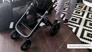 Emmaljunga Kinderwagen NXT90 F Unpacking und Aufbau  Kinderwagentest [upl. by Eirovi]