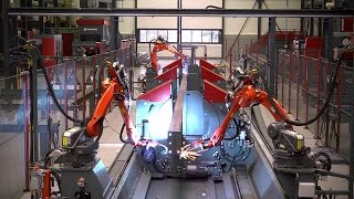 Voortman  The Fabricator  Fully automatic assembling and welding [upl. by Yttap430]