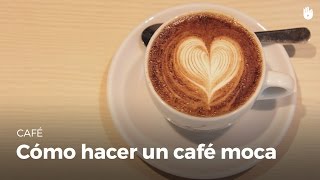 ¿Cómo hacer un café moca [upl. by Ynaffital350]