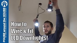 How to install downlightersdownlights LED downlight installation [upl. by Jereme]