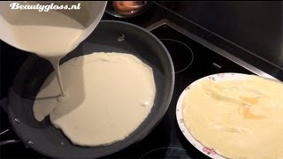 Recept pannenkoeken maken [upl. by Maxy]