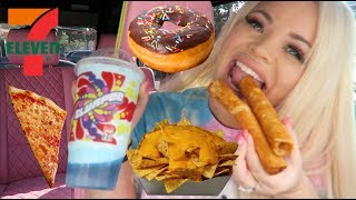 GAS STATION MUKBANG 7 ELEVEN EATING SHOW  TRISHA PAYTAS [upl. by Annav726]