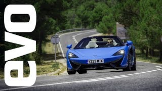 McLaren 570S Spider review  evo REVIEW [upl. by Mcdade584]