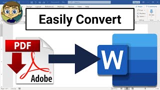 Easily Convert PDFs to Microsoft Word Format [upl. by Perlman]