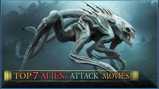 TOP 7 Best Alien Movies  HINDI DUBBED  Hollywood Movies  SciFi Movies  Review Boss [upl. by Adnylam779]