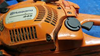 Husqvarna 445 Modified Chainsaw [upl. by Nnylrahc]