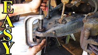 How to Replace a Lower Ball Joint short quick version [upl. by Tamaru]