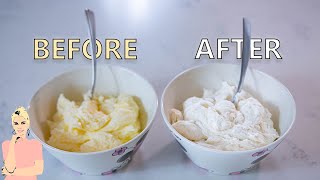 How to Make Perfect White Buttercream [upl. by Lawley]