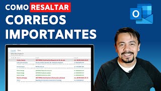 Como resaltar correos importantes en Outlook [upl. by Adamok966]