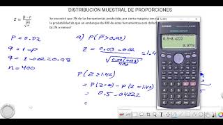 DISTRIBUCIÓN MUESTRAL DE PROPORCIONES [upl. by Barbaraanne183]