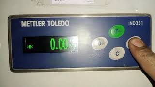 Mettler Toledo load cell calibration [upl. by Warren]