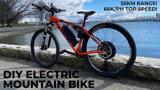 Building a FAST ELECTRIC BIKE With a 1500W Conversion Kit  Trek Mountain Bike [upl. by Dukey]