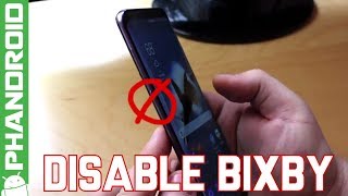 How to disable the Bixby button on the Samsung Galaxy S8 [upl. by Aivata777]