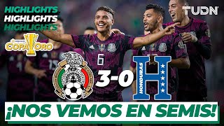 Resumen y goles  México 30 Honduras  Copa Oro 2021  Cuartos  TUDN [upl. by Hanforrd999]