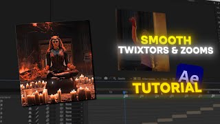 Smooth Zooms and Twixtor  After Effects TUTORIAL [upl. by Susannah]