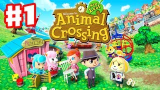 Animal Crossing New Leaf  Gameplay Walkthrough Part 1  Day 1  Im the New Mayor Nintendo 3DS [upl. by Anatole340]