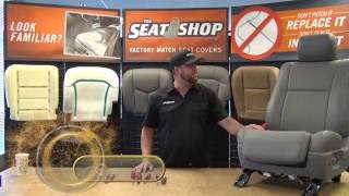 Toyota Tundra and Sequoia Driver Bottom Leather Cover Install [upl. by Armalda30]