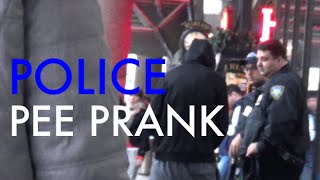 EXTREME PEEING ON COPS PRANK [upl. by Otsirave]