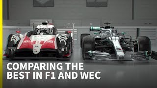 Mercedes F1 vs Toyota LMP1 Technical comparison [upl. by Rennie531]