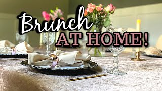 DIY BRUNCH IDEAS AT HOME Brunch Party Ideas amp Affordable Table Decor [upl. by Ydnat]