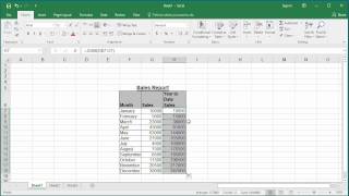 How to Calculate Running Totals or Cumulative Sum for a Range of Cells in Excel 2016 [upl. by Xaviera]