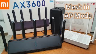 How to Setup Xiaomi Router AP Mode and Mesh Network  WiFi 6 Repeater [upl. by Zeret267]