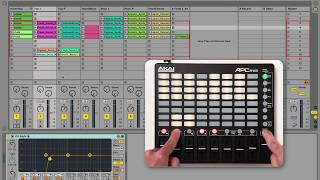 Akai Professional APC mini  Demo Features and Operation in Ableton Live [upl. by Anahsek301]