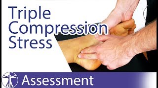 Triple Compression Stress Test  Tarsal Tunnel Syndrome [upl. by Mirielle266]