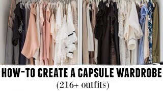 HOWTO BUILD A CAPSULE WARDROBE tips from a stylist [upl. by Nylirek316]