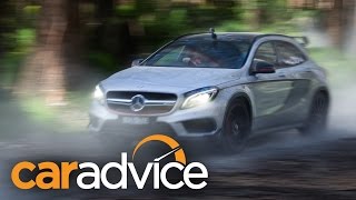 MercedesBenz GLA45 AMG  Review [upl. by Brenn253]